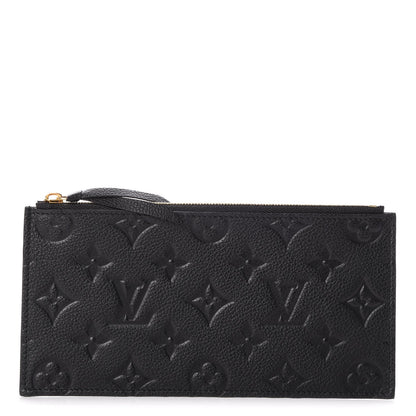Louis Vuitton Empreinte Felicie Chain Wallet Zippered Insert Black 1 of 6