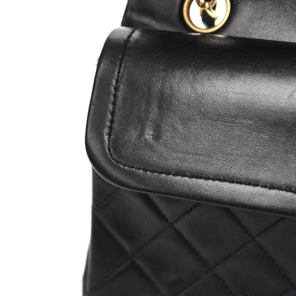 Chanel Lambskin Quilted Small Double Flap Black 9 of 14