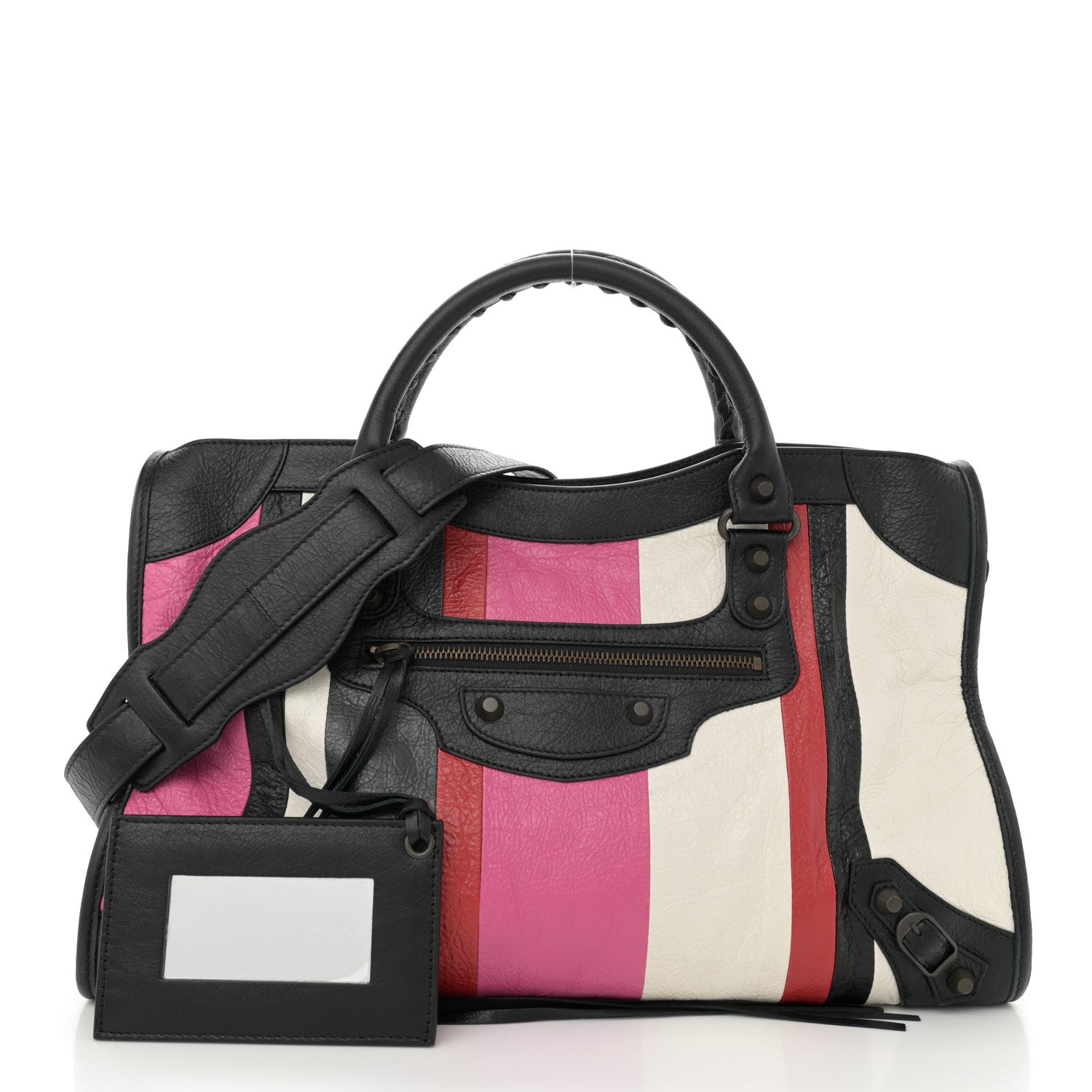Balenciaga Agneau Arena Multicolore Classic Hardware City Rose Gris White Black Rouge 3 of 14