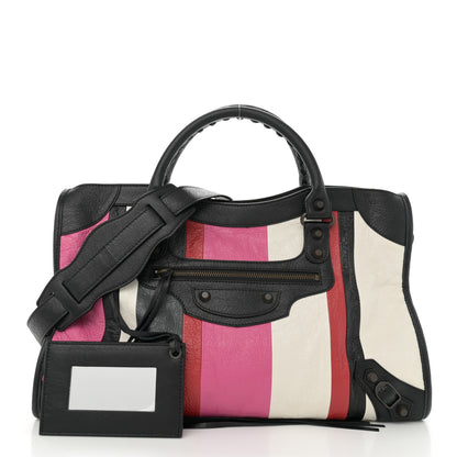 Balenciaga Agneau Arena Multicolore Classic Hardware City Rose Gris White Black Rouge 3 of 14