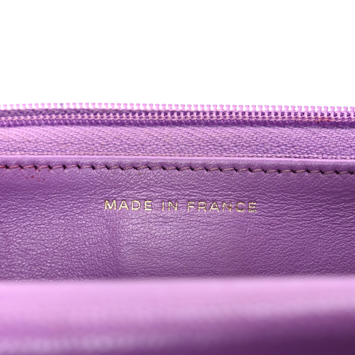 Chanel Caviar Quilted Wallet On Chain WOC Purple 7 of 12