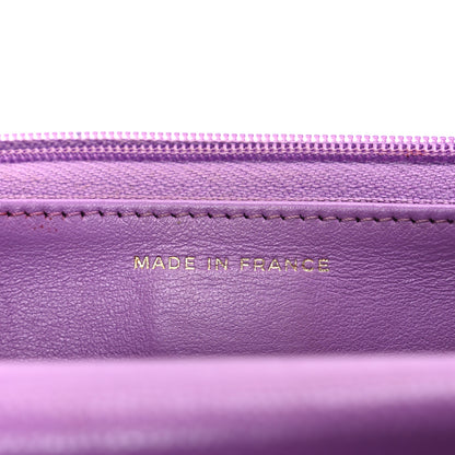 Chanel Caviar Quilted Wallet On Chain WOC Purple 7 of 12