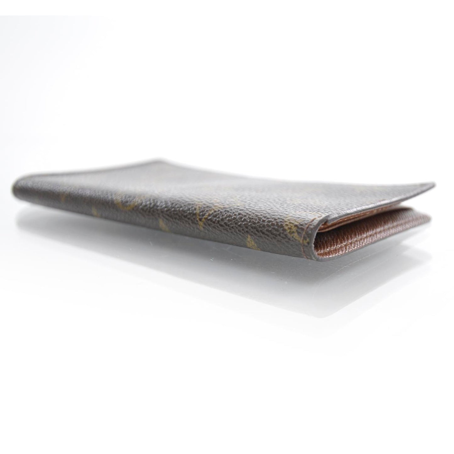 Monogram Simple Checkbook Holder Wallet