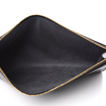 Louis Vuitton Epi Pochette Accessories 24 Black 4 of 8
