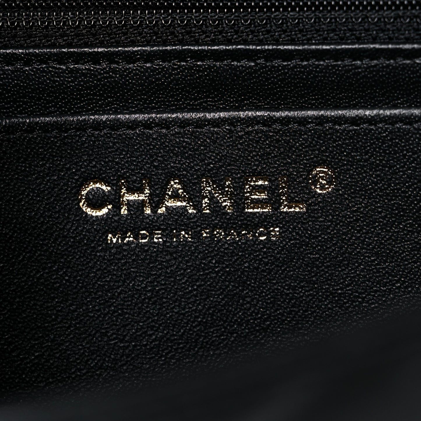 Lambskin Quilted Mini Rectangular Flap Black