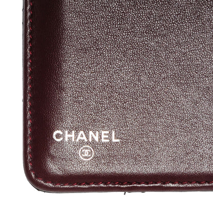 Chanel Lambskin Quilted Yen Wallet Black 5 of 7