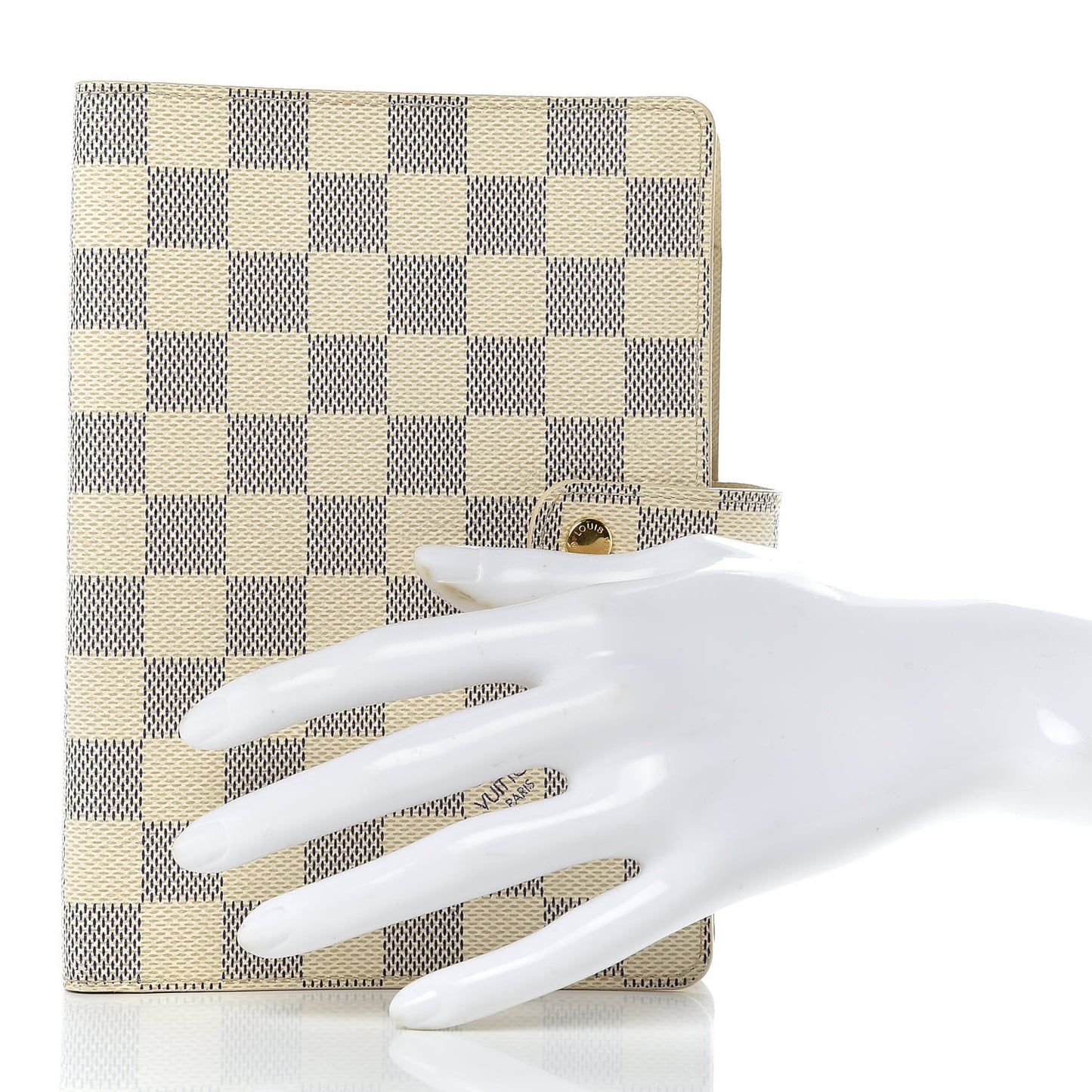 Damier Azur Medium Ring Agenda Cover