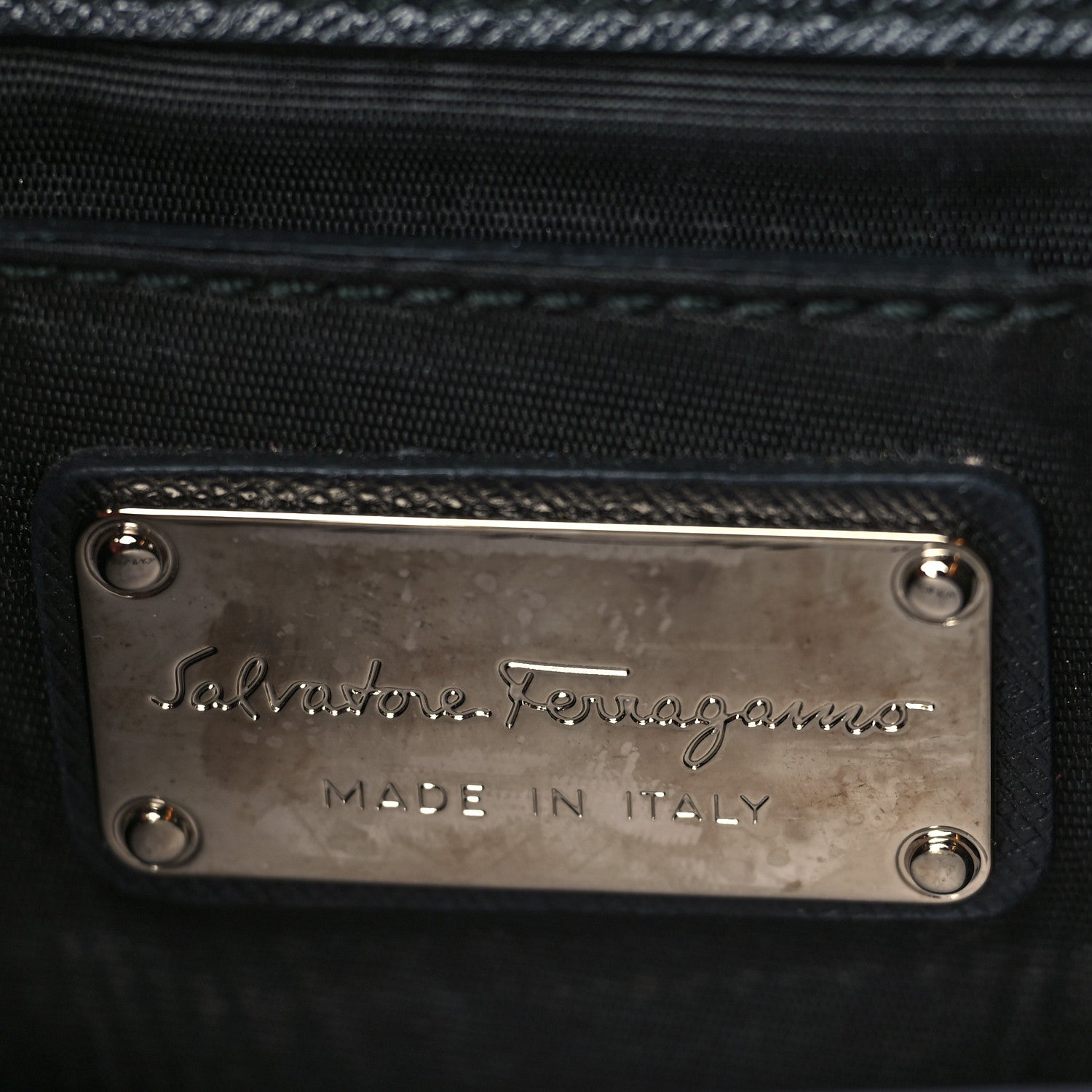 Salvatore Ferragamo Calfskin Vara Bow Mini Bag Black 5 of 9
