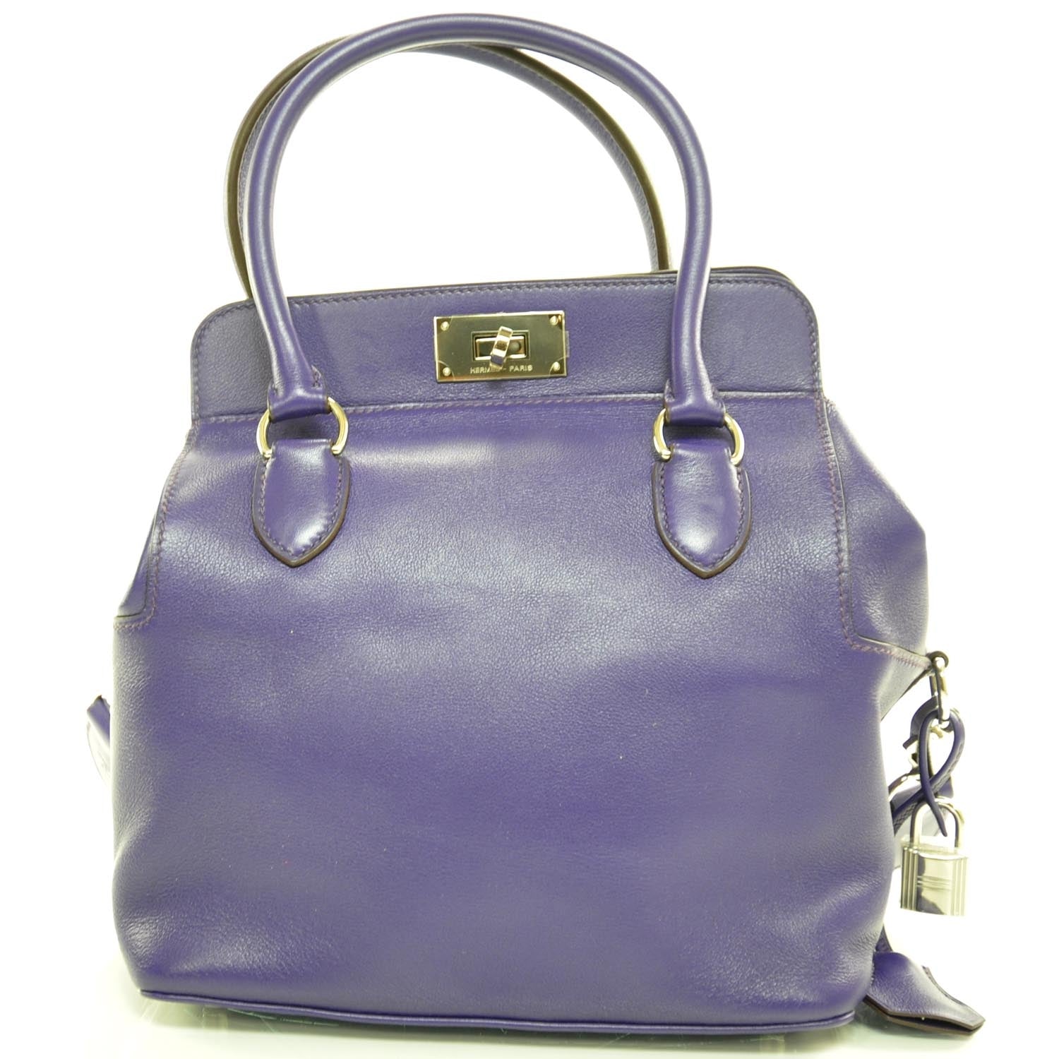 Hermes Veau Swift Toolbox 20 Iris Purple 1 of 12