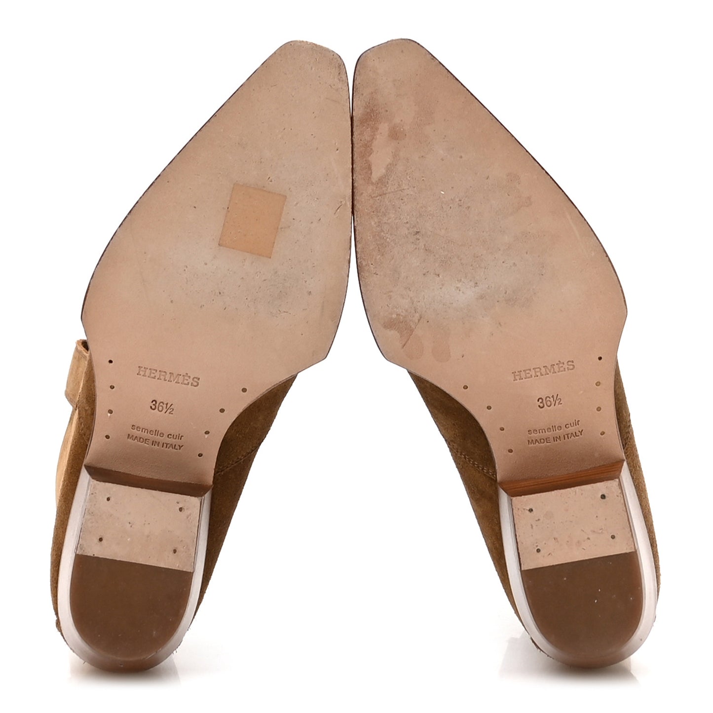 Suede Calfskin Folk 35 Cowboy Boots 36.5 Camel