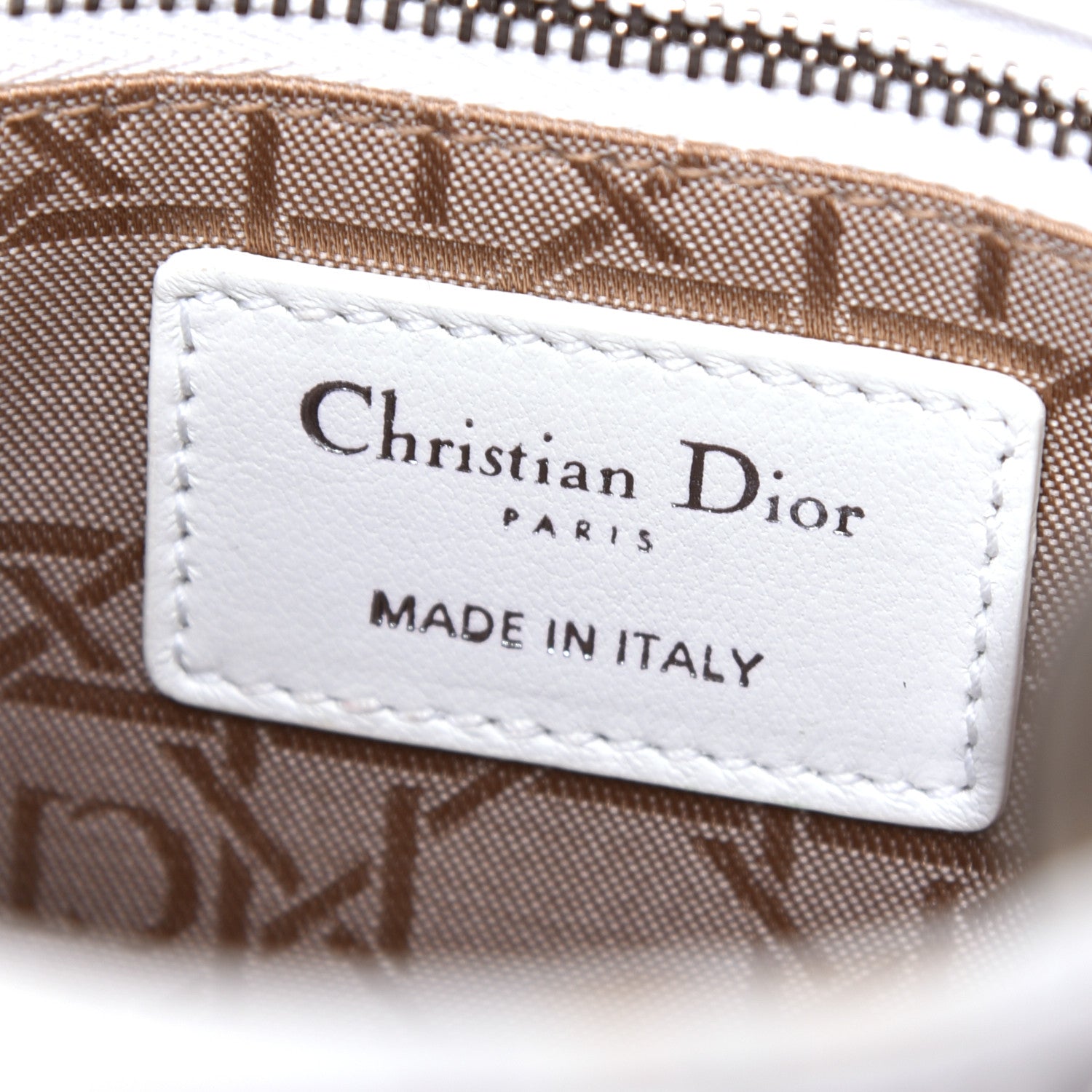 Christian Dior Lambskin Cannage Mini Lady Dior White 6 of 8