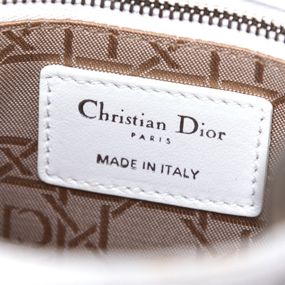 Christian Dior Lambskin Cannage Mini Lady Dior White 6 of 8
