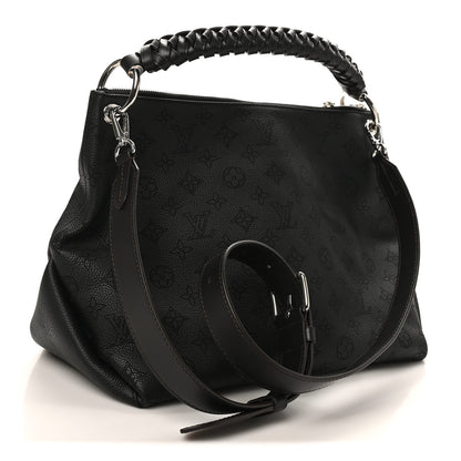 Louis Vuitton Mahina Beaubourg Hobo MM Black 3 of 9
