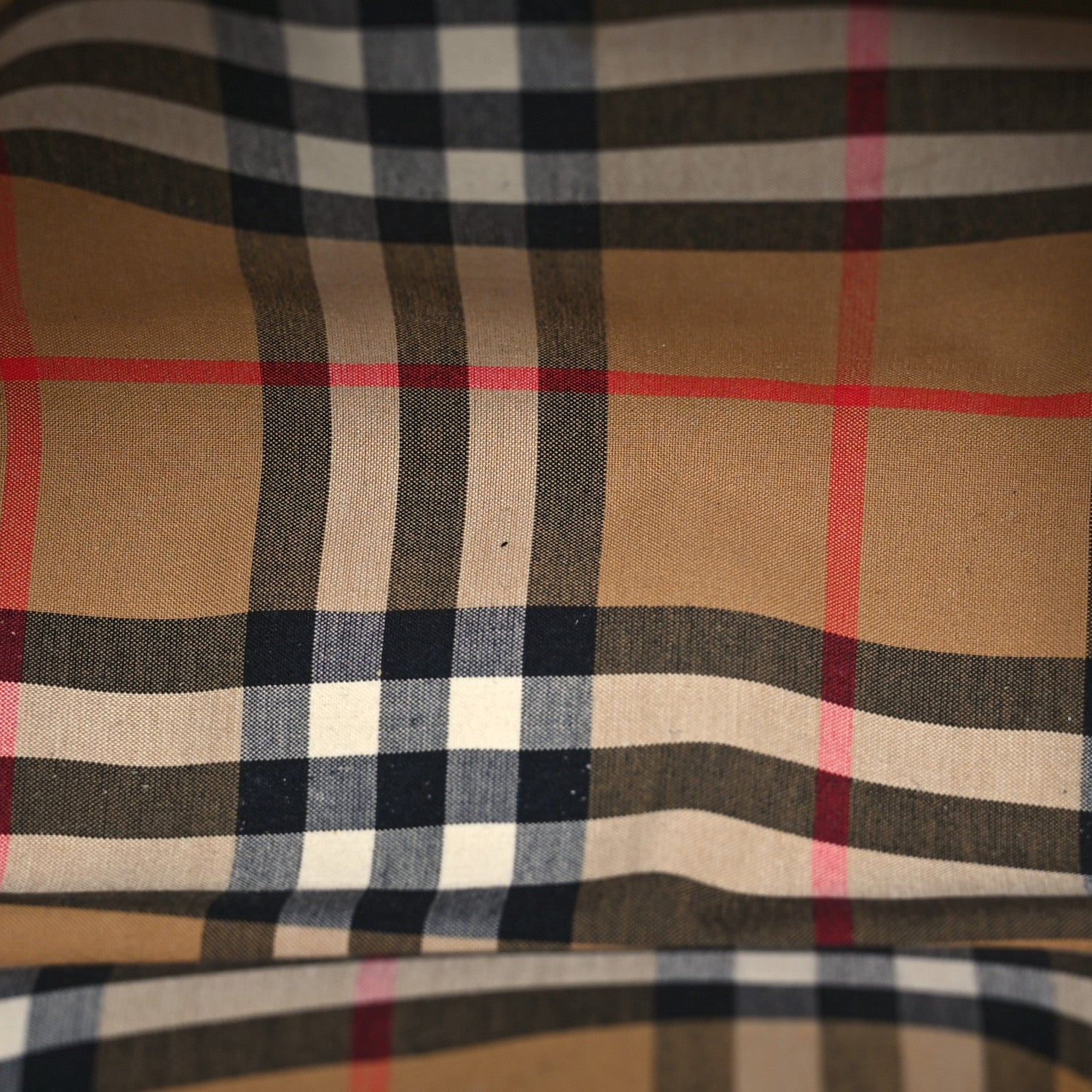 Burberry Derby Calfskin Vintage Check Medium Banner Tote Black 6 of 15