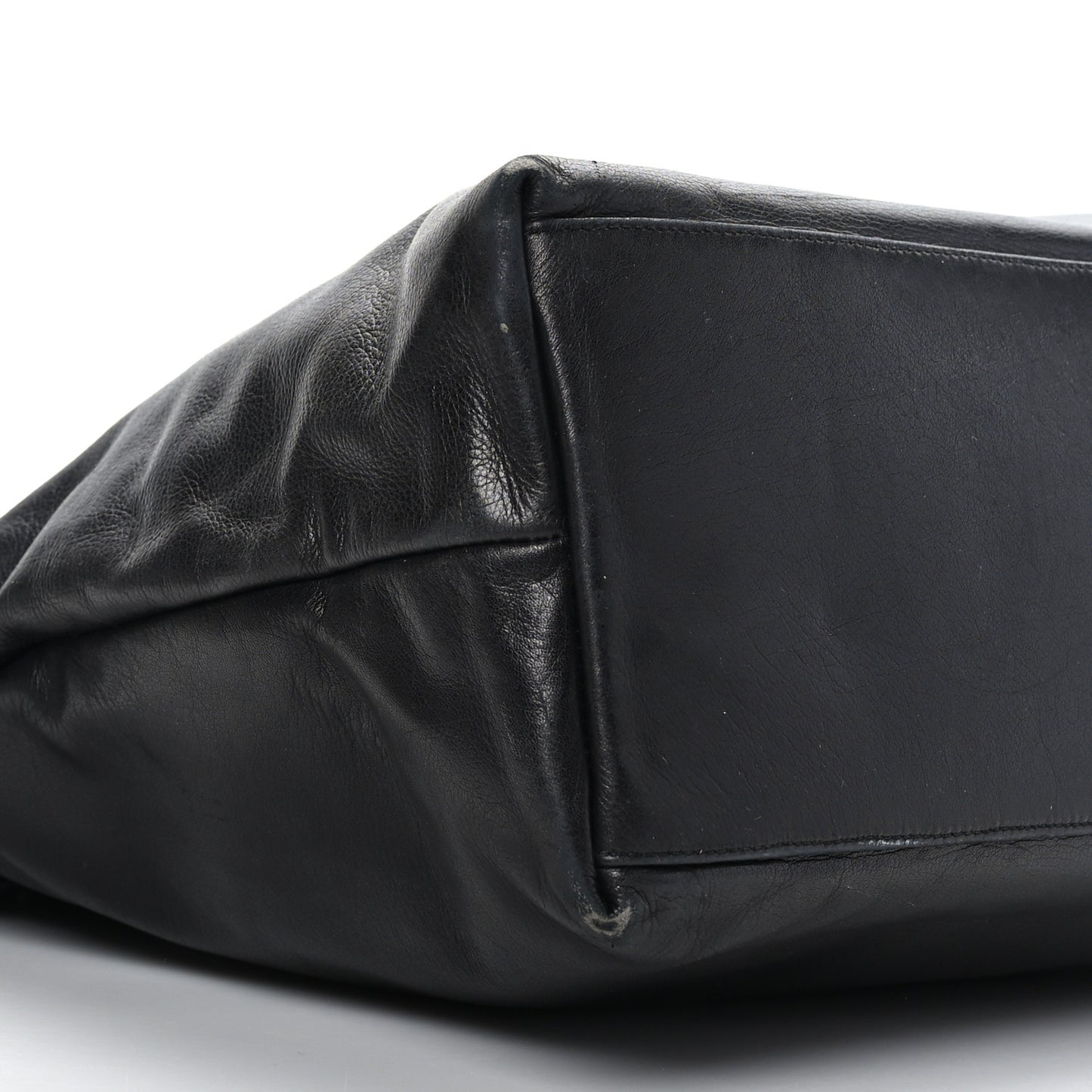 Lambskin Quilted Shoulder Bag Black