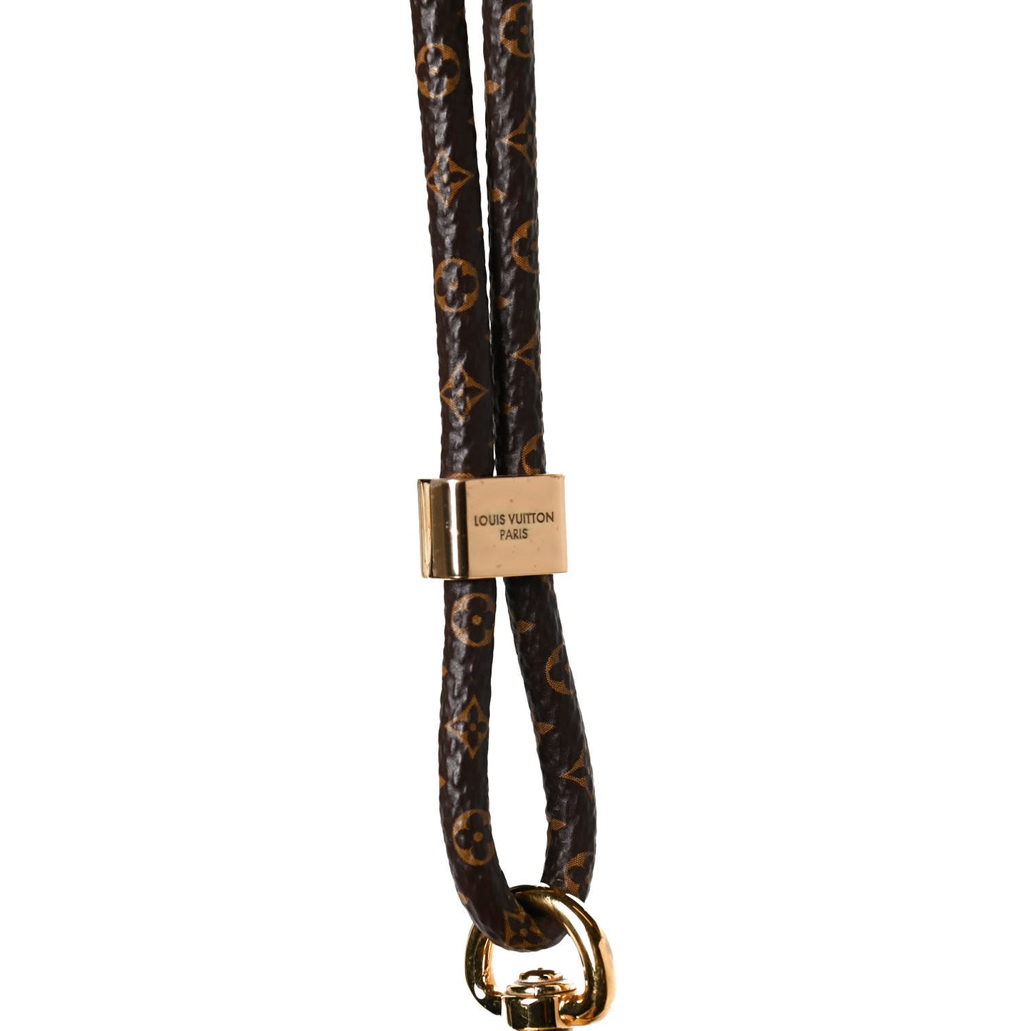 Monogram Silicone Louise Phone Holder Black