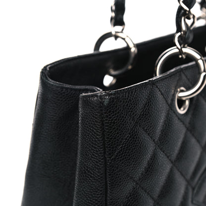 Chanel Caviar Quilted Grand Shopping Tote GST Black 13 of 16