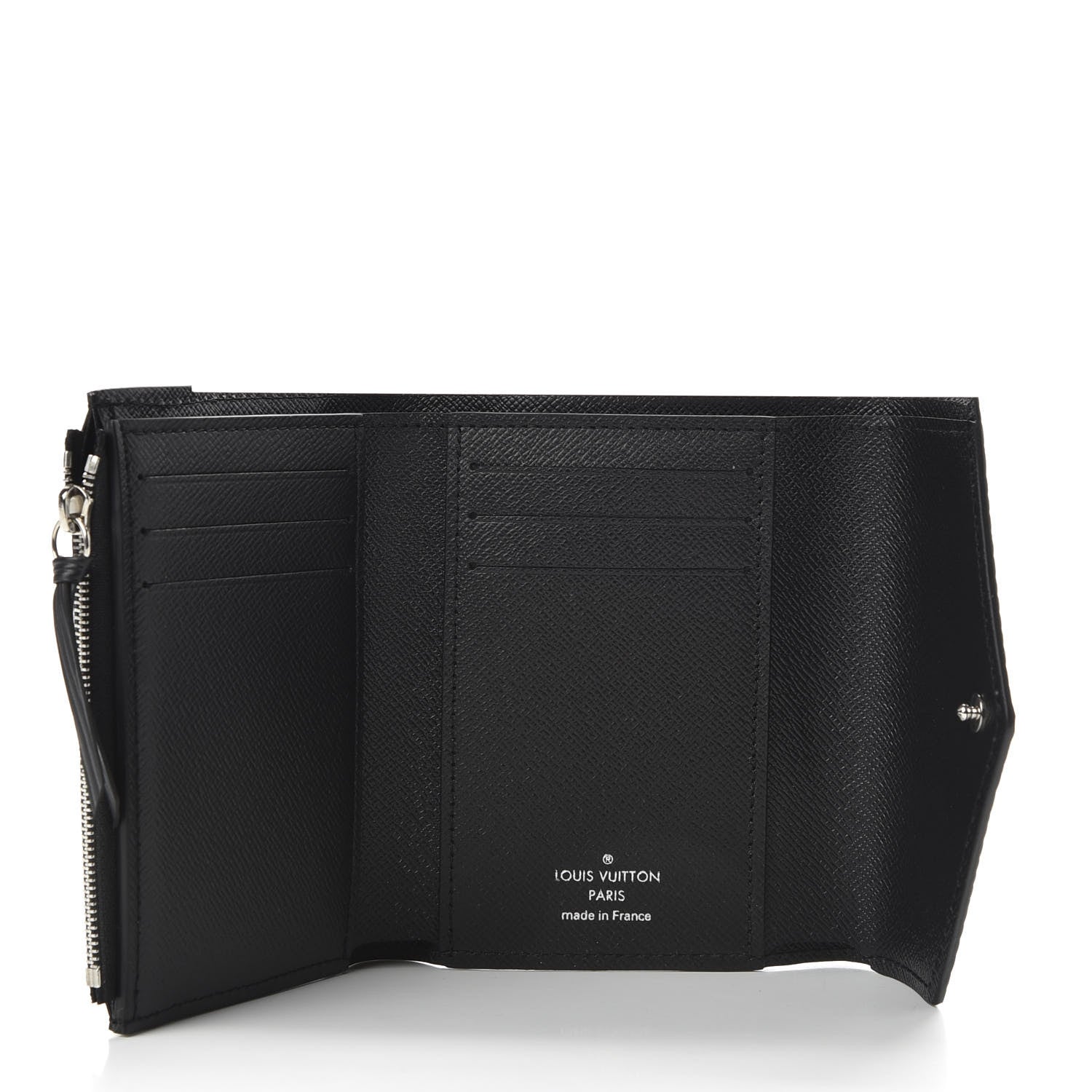 Louis Vuitton Epi Victorine Wallet Black 5 of 7