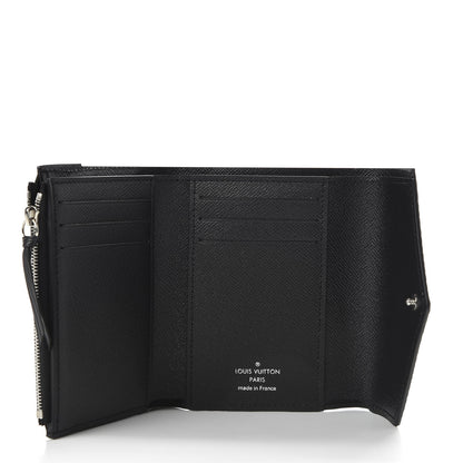 Louis Vuitton Epi Victorine Wallet Black 5 of 7