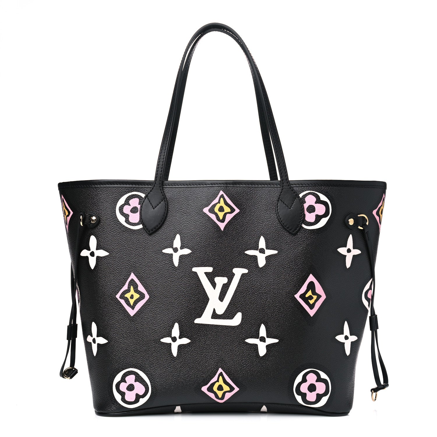Louis Vuitton Monogram Giant Wild At Heart Neverfull MM Black 1 of 4