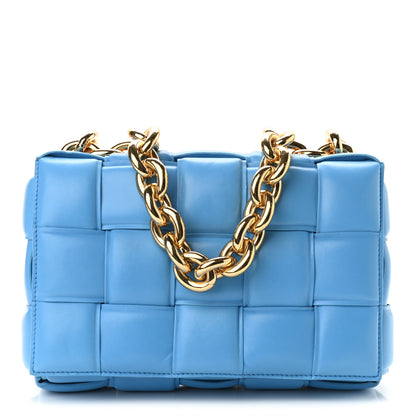 Bottega Veneta Lambskin Maxi Intreccio Padded Chain Cassette Crossbody Bag 1 of 10