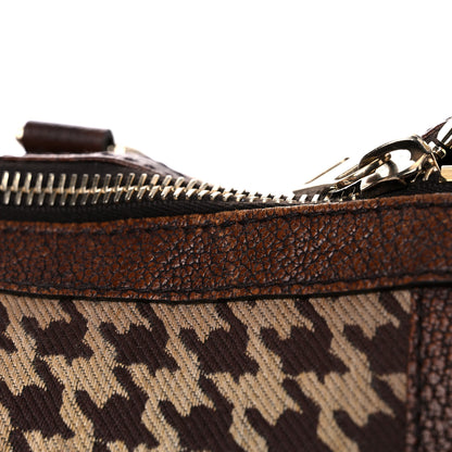 Gucci Fabric Pied De Poule Medium Seventies Web Boston Brown 33 of 36