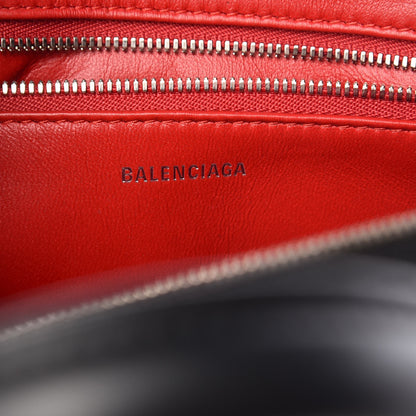 Balenciaga Calfskin XS Triangle Chain Duffle Black 6 of 7