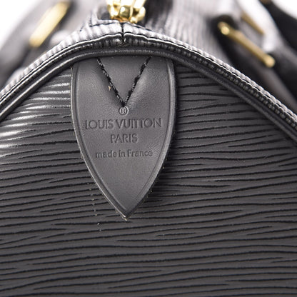 Louis Vuitton Epi Speedy 25 Black 7 of 9