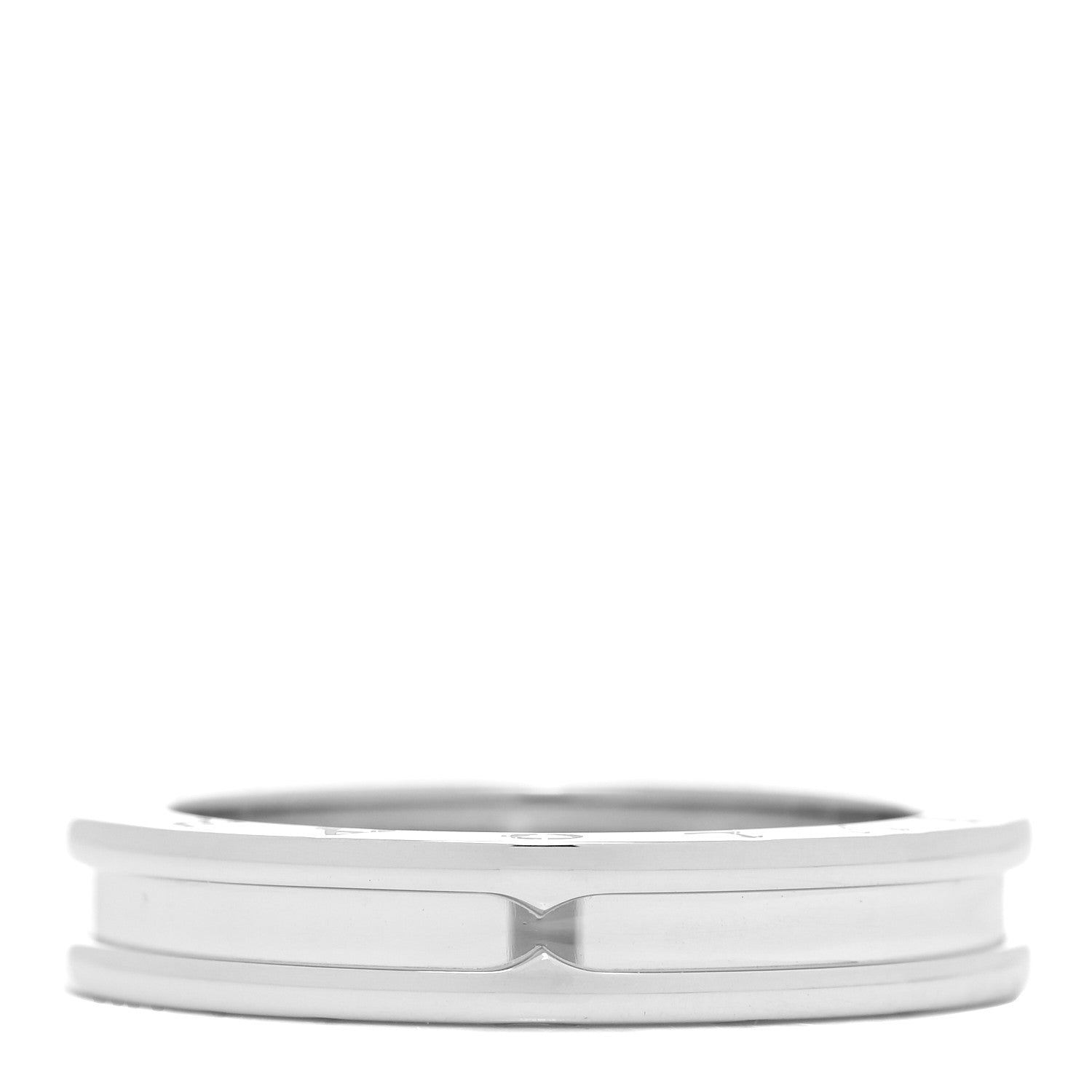 Bulgari 18K White Gold B.Zero1 One-Band Ring 65 11 1 of 5