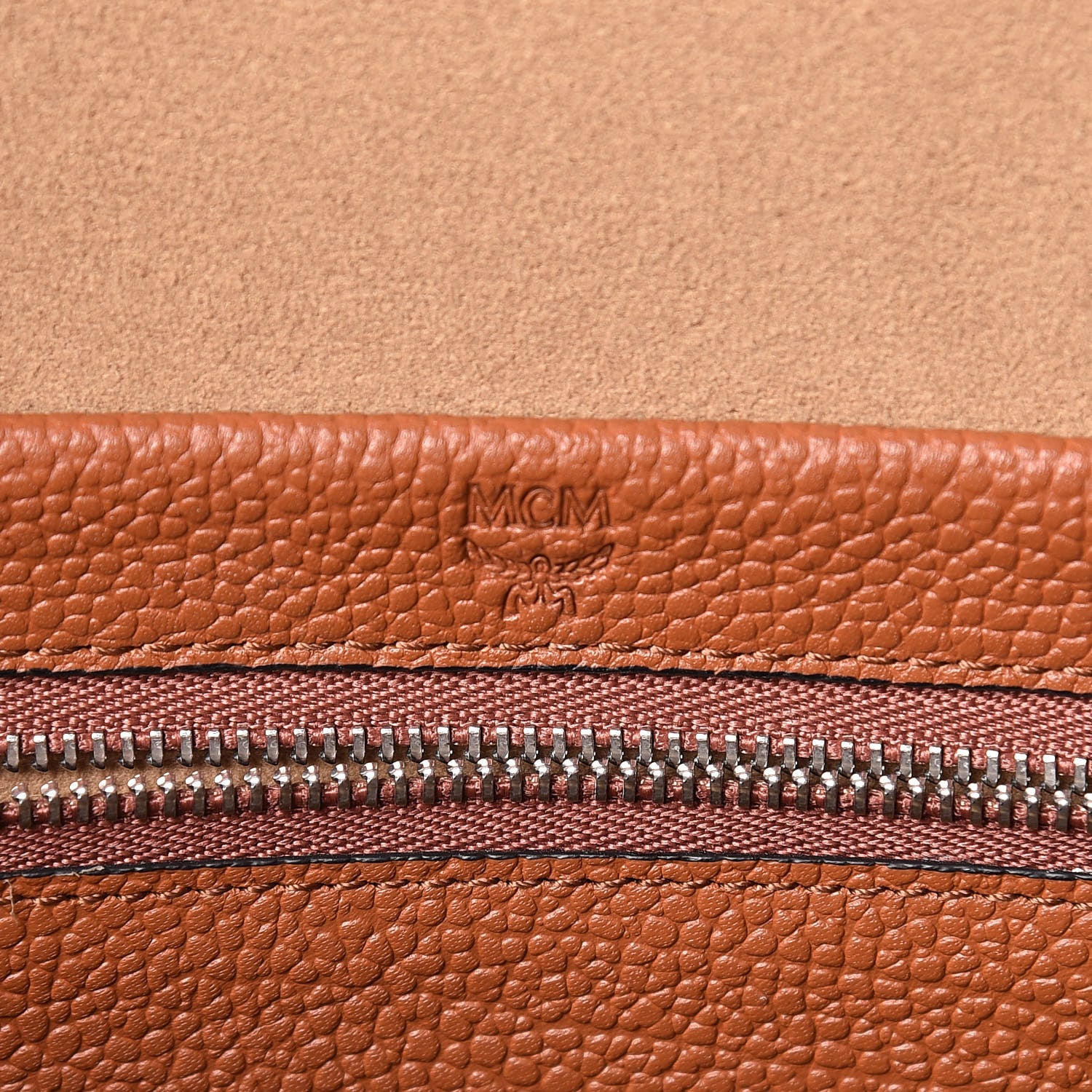 MCM Grained Calfskin Medium Ella Boston Brown 6 of 12