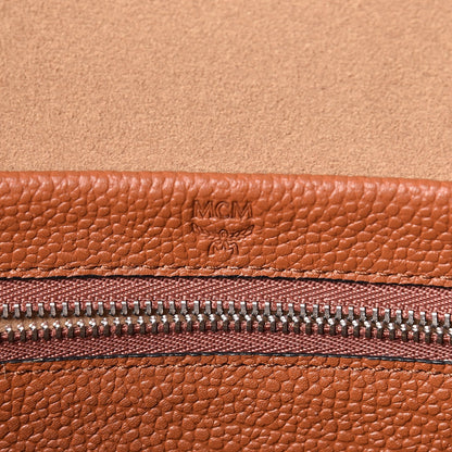 MCM Grained Calfskin Medium Ella Boston Brown 6 of 12