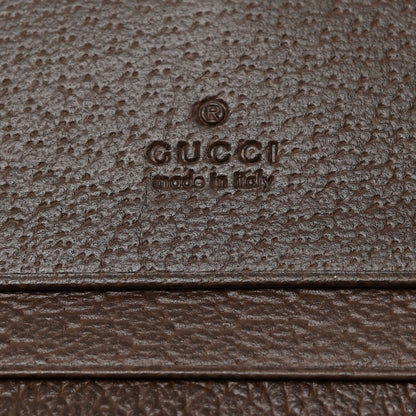 Gucci GG Supreme Monogram Web Ophidia Card Case Beige New Acero 6 of 7