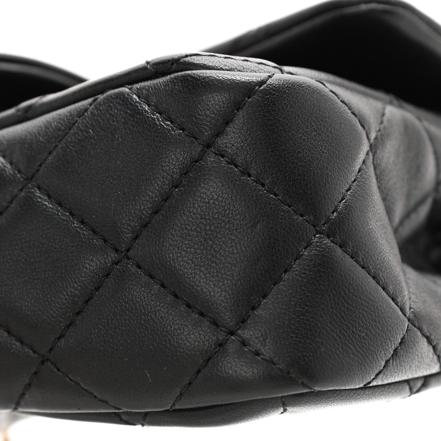 Chanel Lambskin Quilted Mini Rectangular Pearl Crush Flap Black 9 of 11