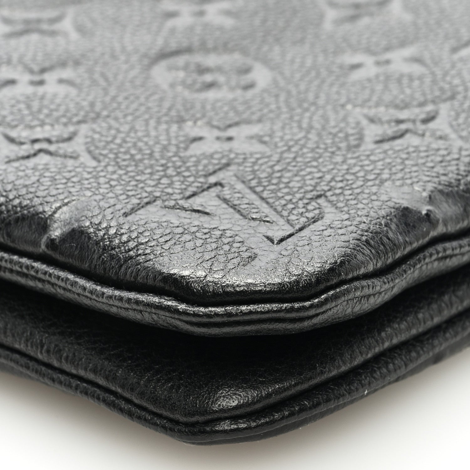 Louis Vuitton Empreinte Double Zip Pochette Black 8 of 9