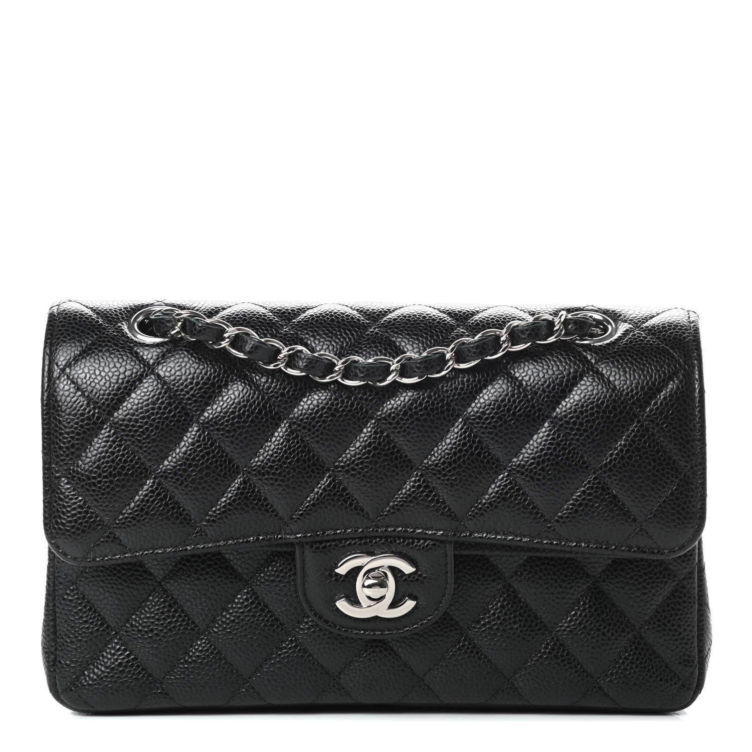 Chanel Caviar Quilted Small Double Flap Black 1 of 14