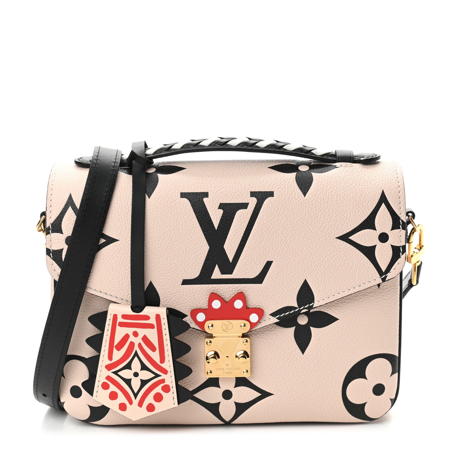 Empreinte Monogram Giant Crafty Pochette Metis Creme Black