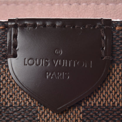 Louis Vuitton Damier Ebene Caissa Hobo Rose Ballerine 8 of 18