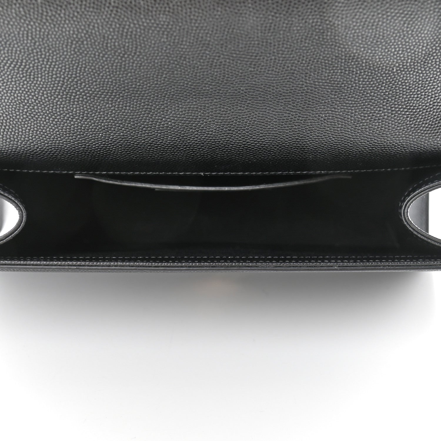 Saint Laurent Grain De Poudre Star Studded Monogram Wallet on Chain Black 4 of 4
