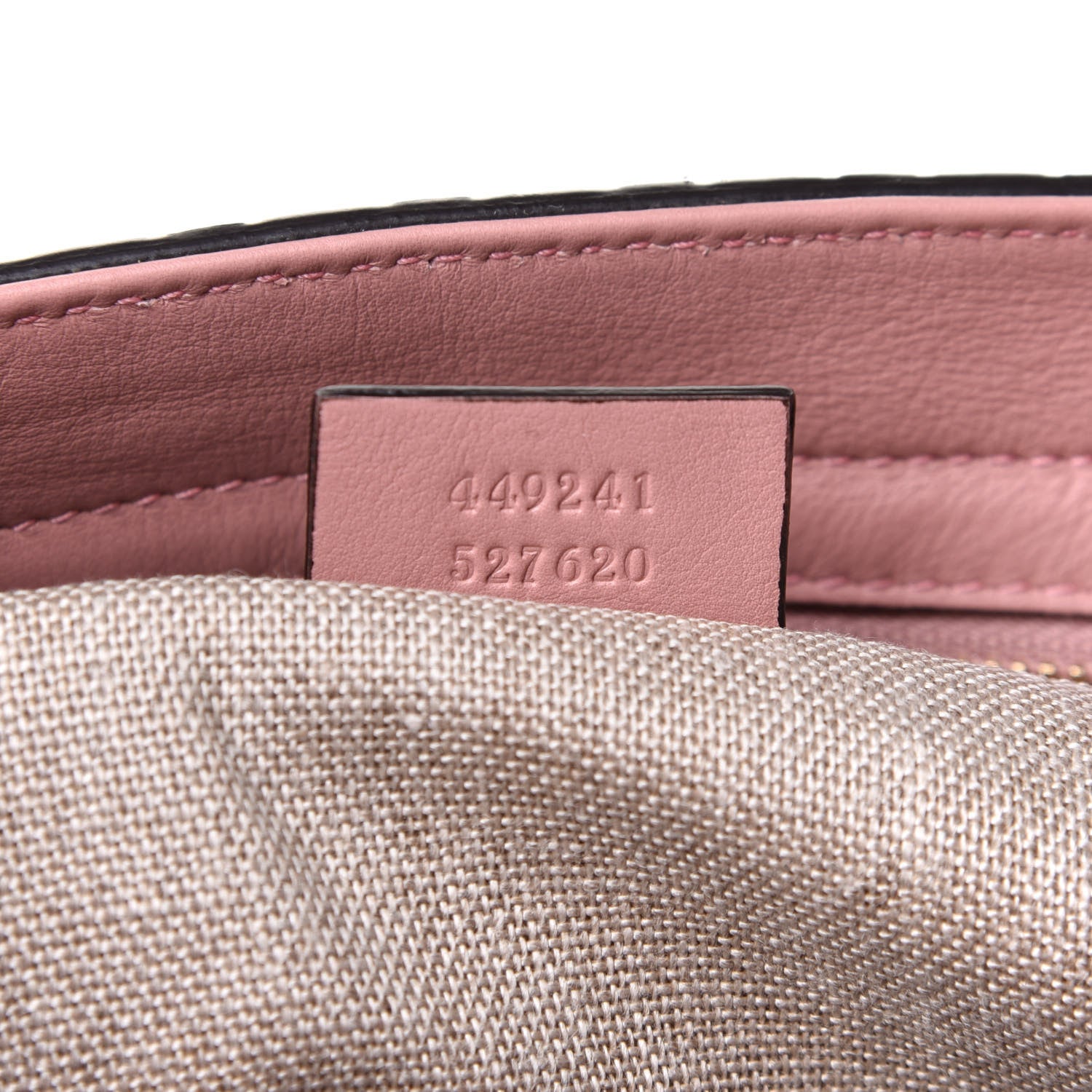 Gucci Microguccissima Small Bree Tote Soft Pink 10 of 12