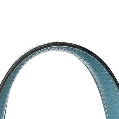 Hermes Taurillon Clemence Victoria II 35 Blue Jean 14 of 18