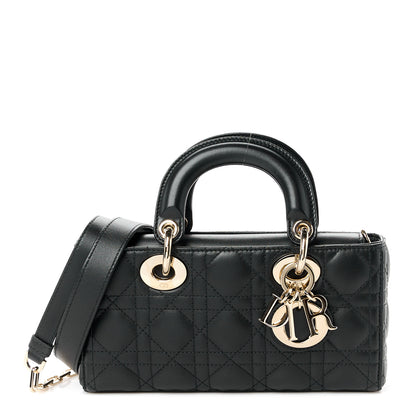 Christian Dior Lambskin Cannage Small Lady D-Joy Black 1 of 10