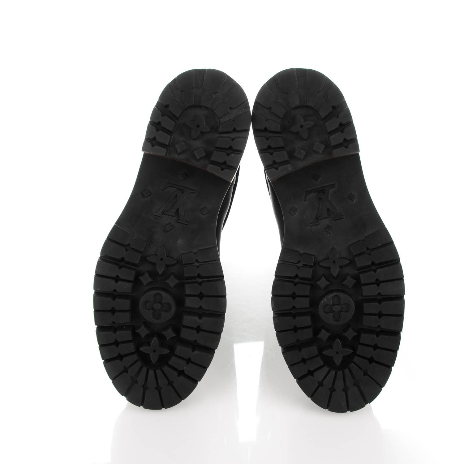 Louis Vuitton Calfskin Monogram Road Trip Flat Boots 38.5 Black 5 of 7