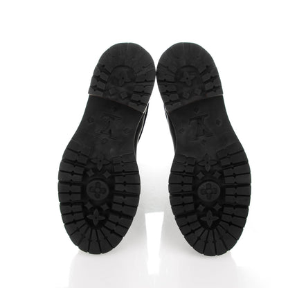 Louis Vuitton Calfskin Monogram Road Trip Flat Boots 38.5 Black 5 of 7