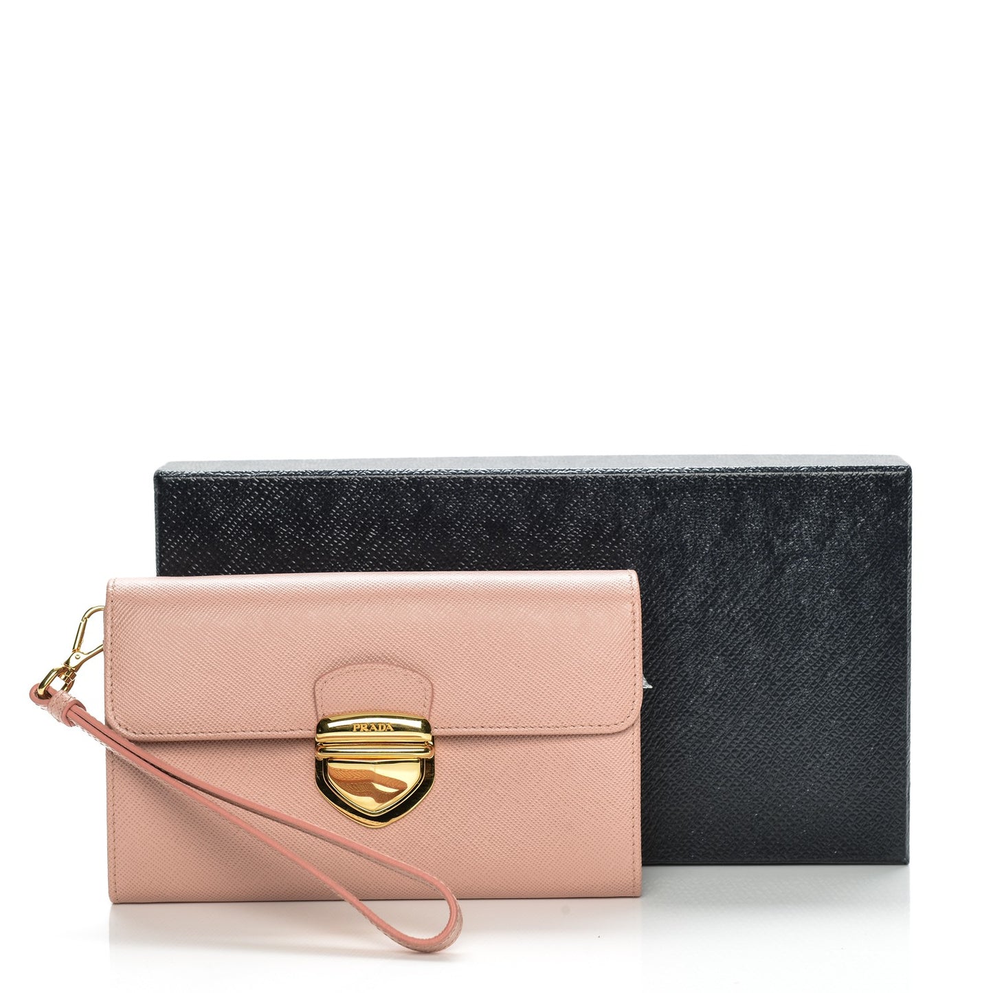 Saffiano Tuc Wristlet Orchidea