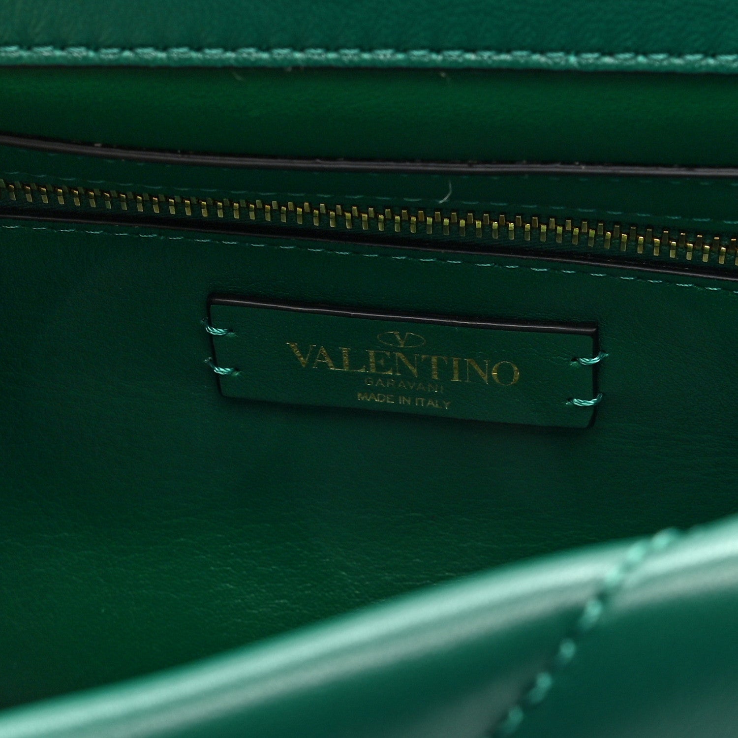 Valentino Garavani Nappa Medium Roman Stud Shoulder Bag Jungle 6 of 9