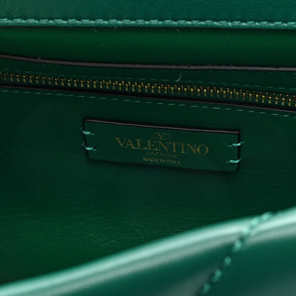 Valentino Garavani Nappa Medium Roman Stud Shoulder Bag Jungle 6 of 9