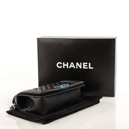 Chanel Caviar Quilted Medium Boy Flap Black 4 of 8