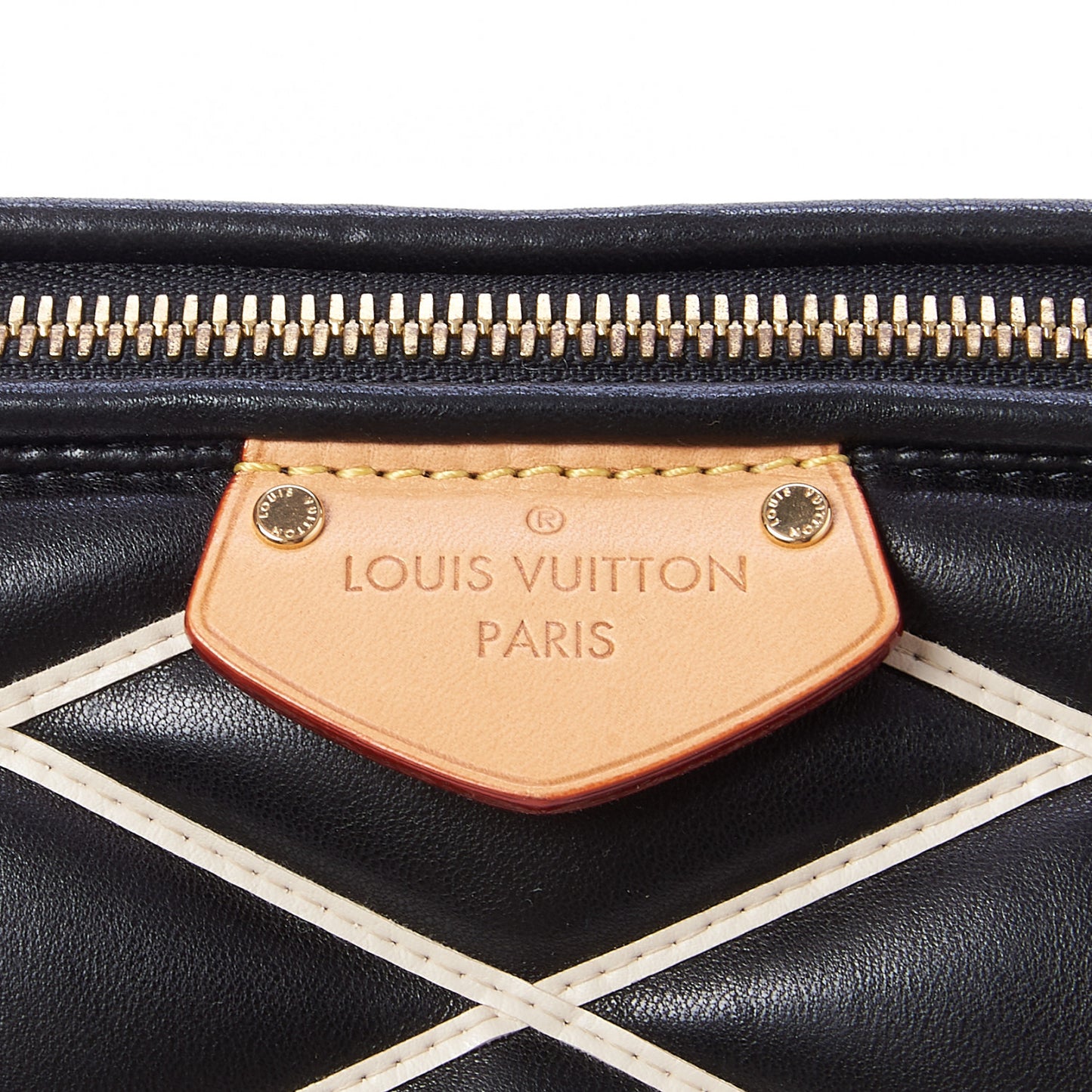 Lambskin Malletage Doc PM Black Natural