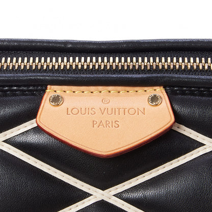 Louis Vuitton Lambskin Malletage Doc PM Black Natural 8 of 8