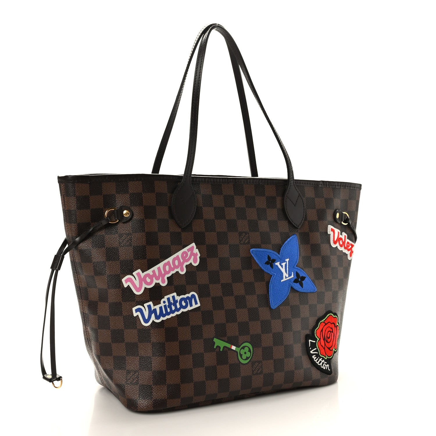 Louis Vuitton Damier Ebene Travel Stickers Neo Neverfull MM 3 of 10
